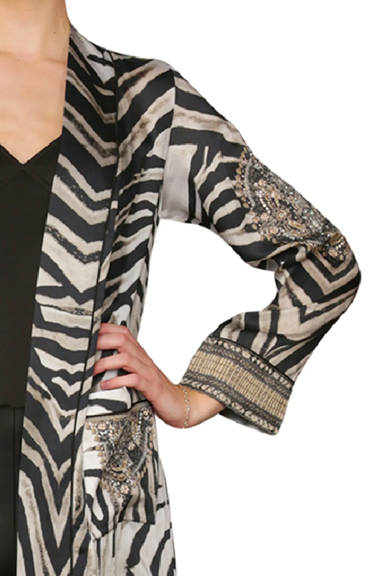 Long Kimono Robe Womens