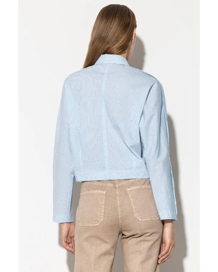 Luisa Cerano Stripe Kimono Box Blouse