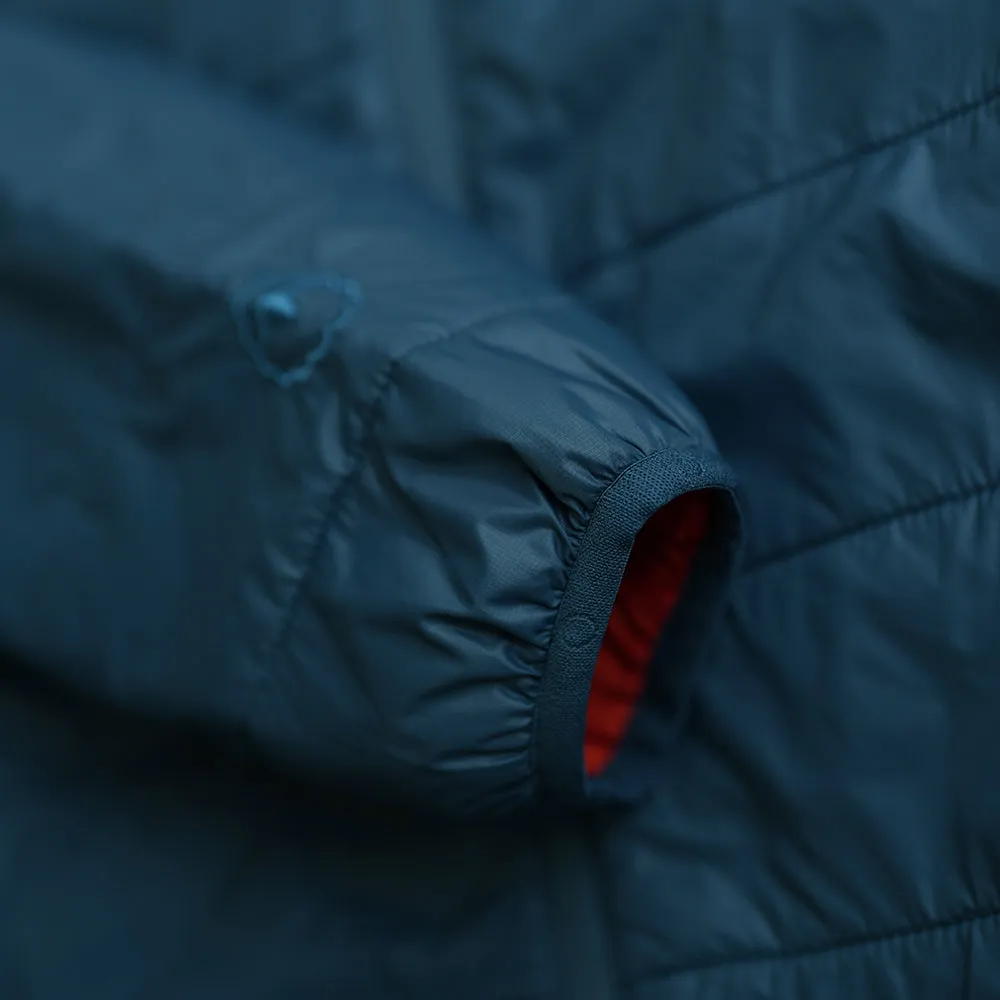 Mens Packable Insulated Jacket (Petrol/Orange)