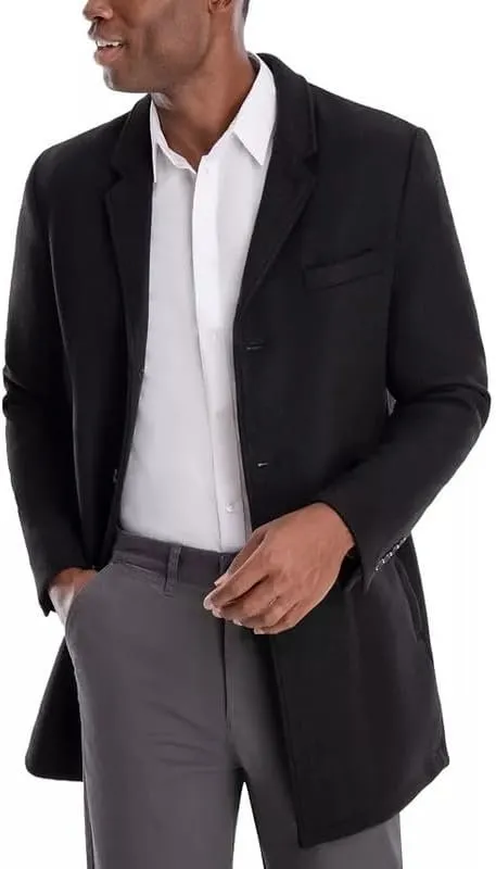 Michael Kors Men's Slim-Fit Overcoat Wool Blend Ghent Top Coat