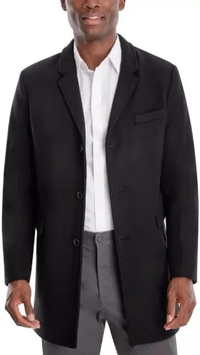 Michael Kors Men's Slim-Fit Overcoat Wool Blend Ghent Top Coat