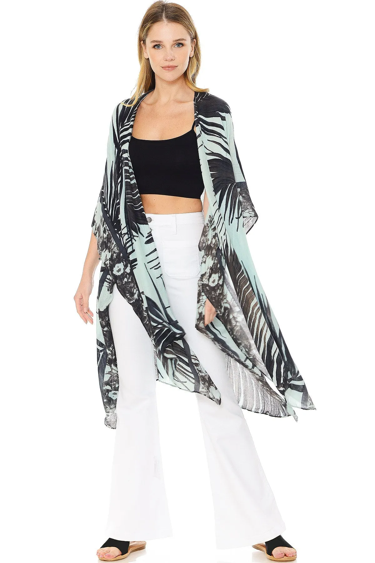 Palm Breeze Kimono