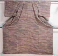 Patterns in Patterns in Patterns Edo Komon Kimono - Multicolored Purple Green Traditional Mixture