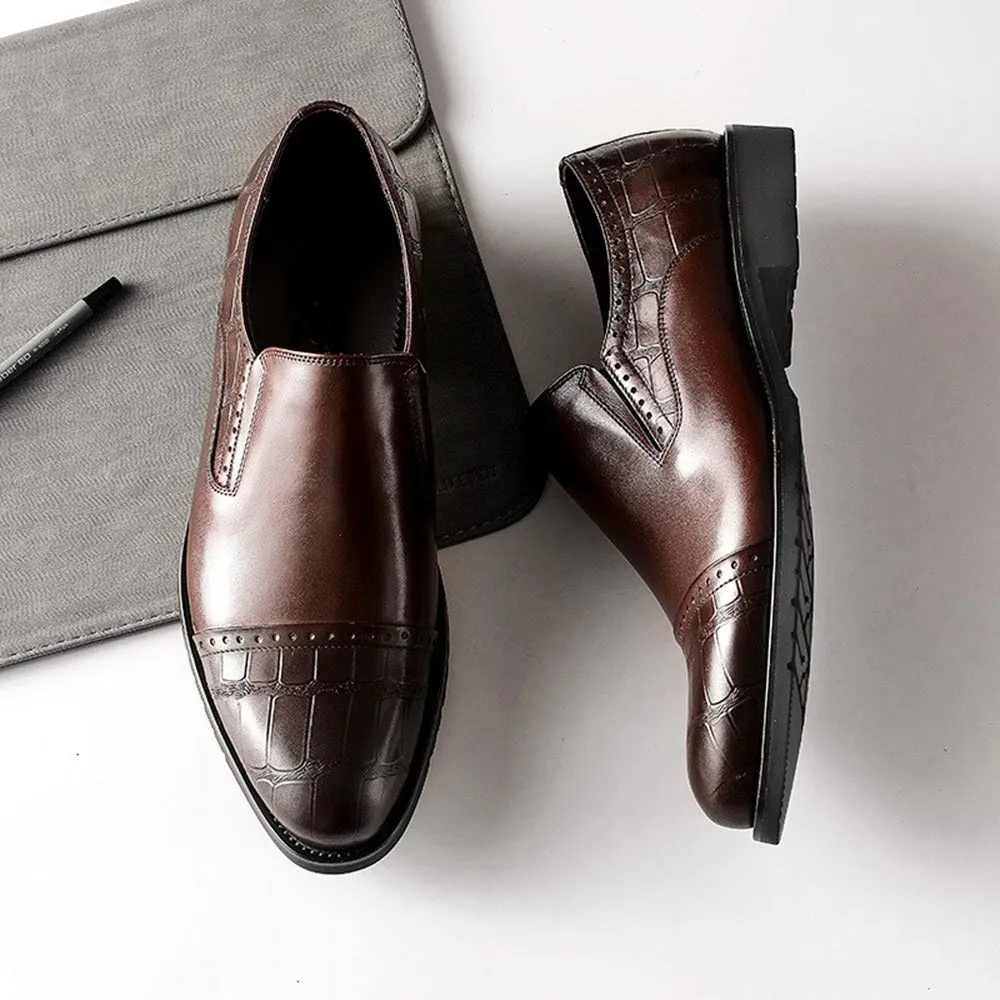 Pointed Captoe Business Oxford for men