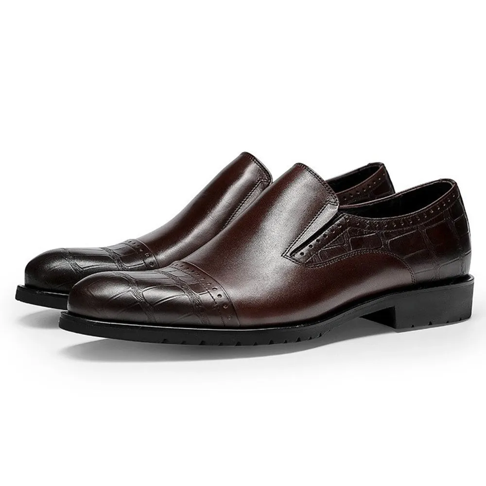 Pointed Captoe Business Oxford for men