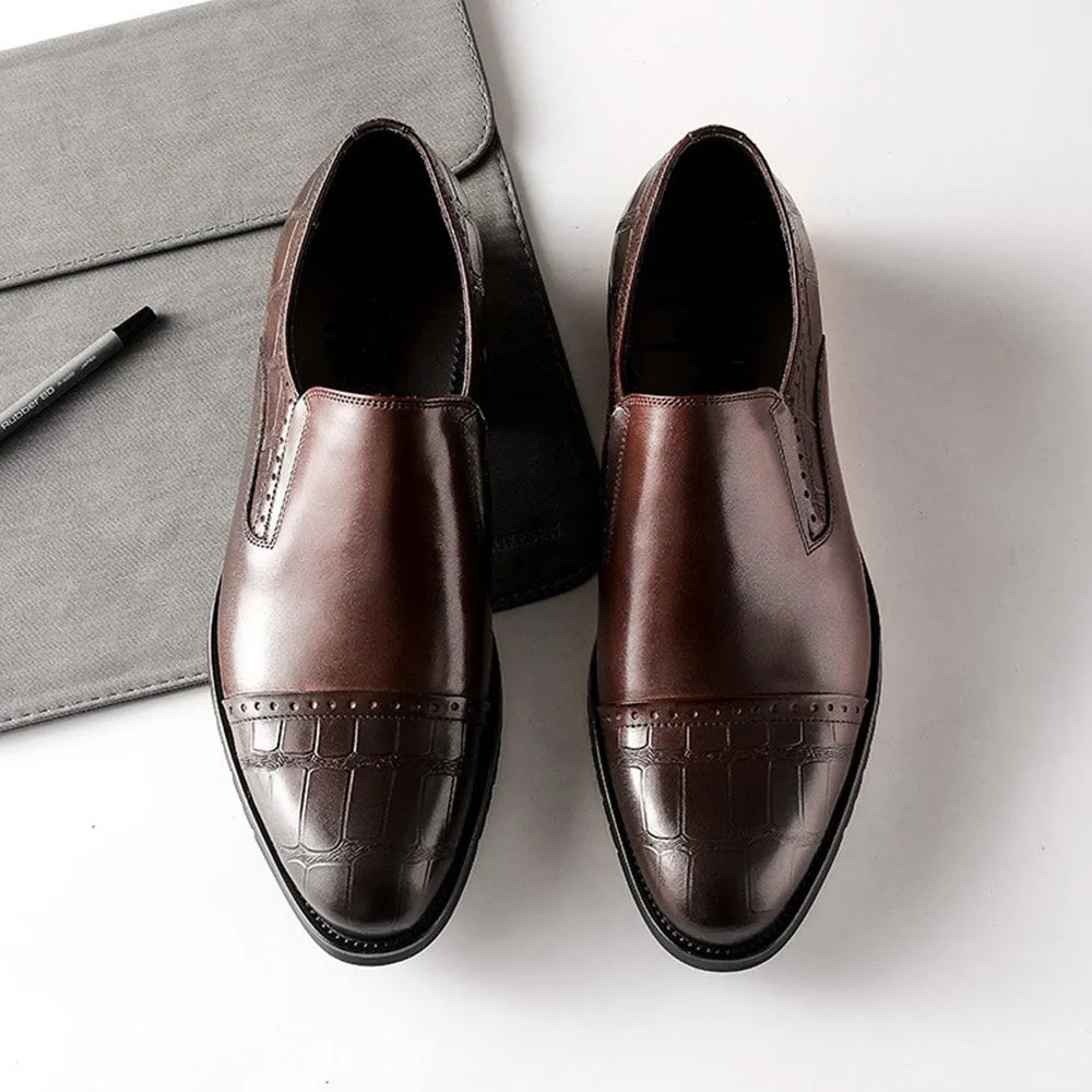 Pointed Captoe Business Oxford for men