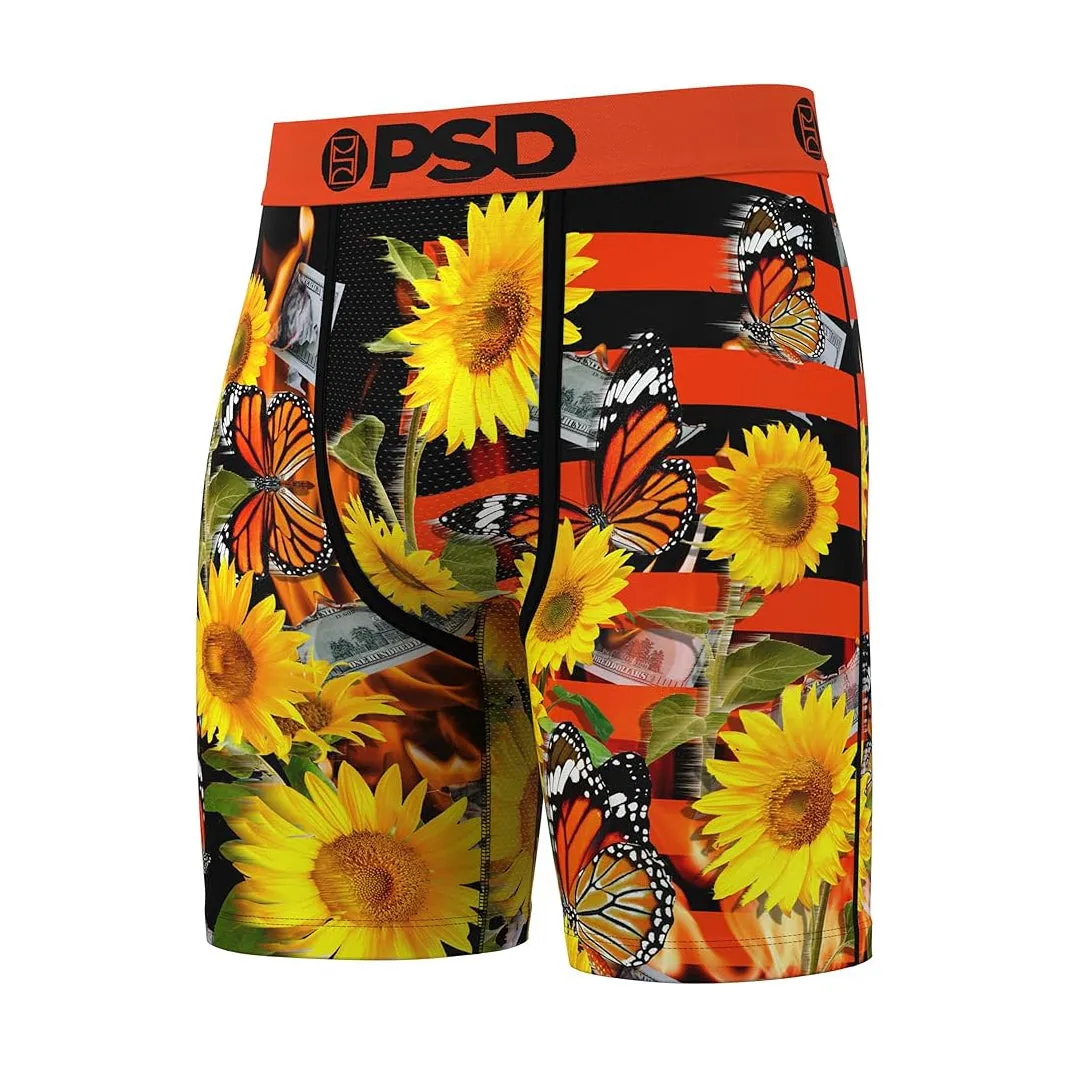 PSD Men's Multicolor Sunfire Split Boxer Briefs Small Underwear - 324180062-MUL-S