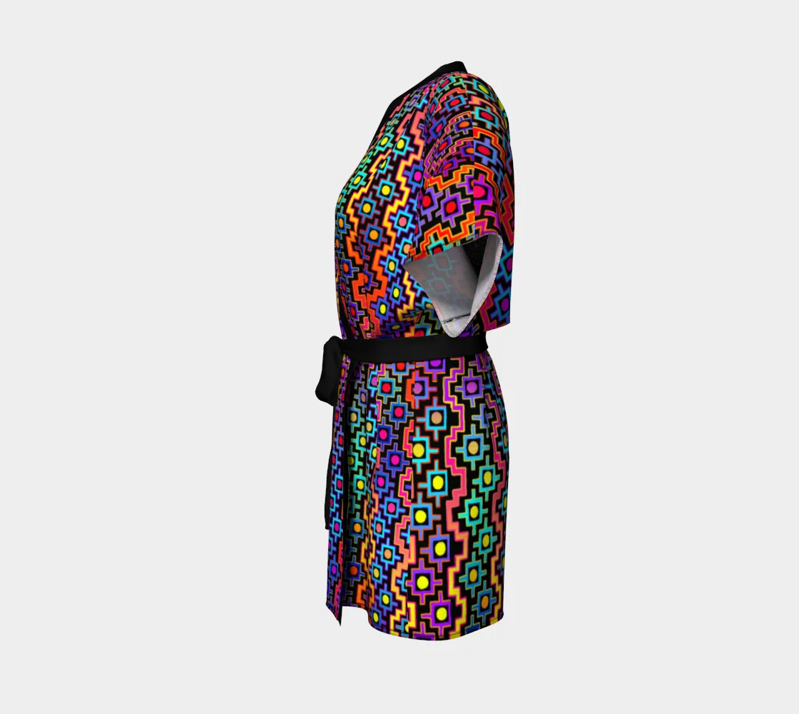 Rainbow Healing Kimono Robe