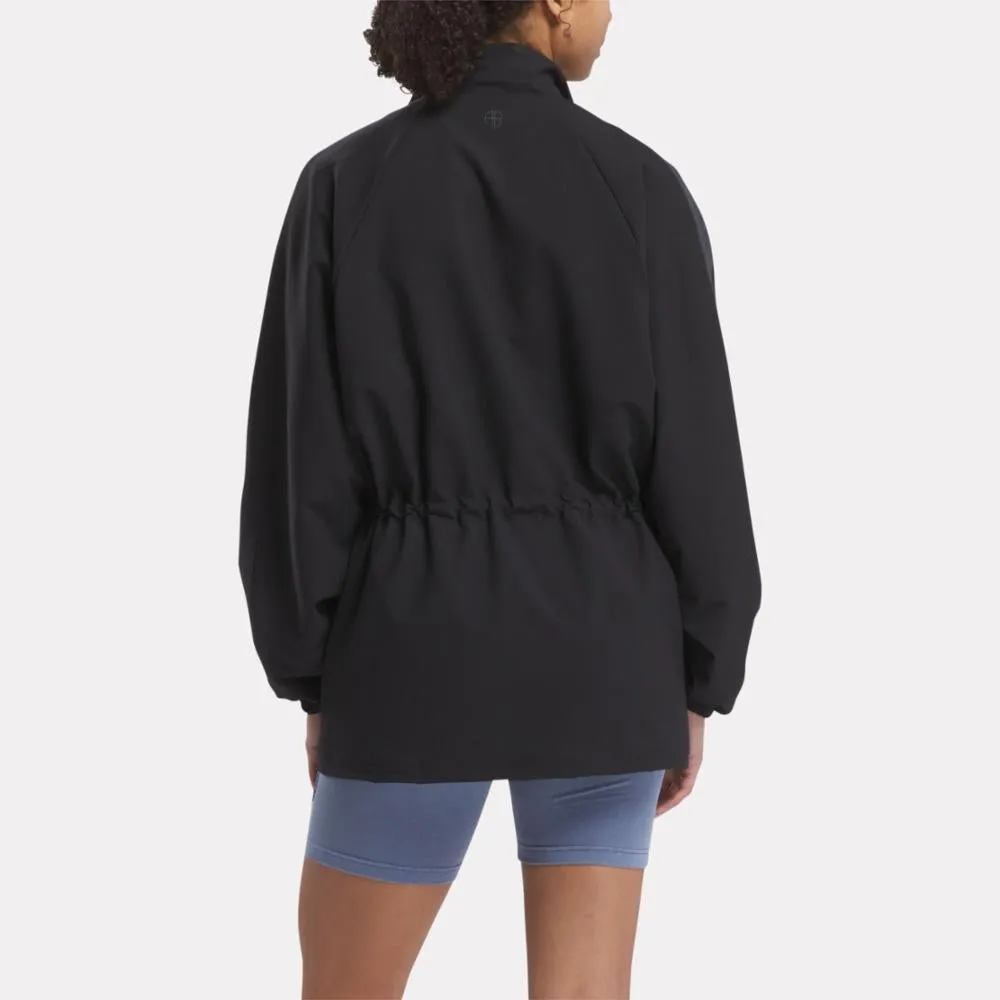 Reebok Apparel Women Reebok x ANINE BING Windbreaker Jacket BLACK