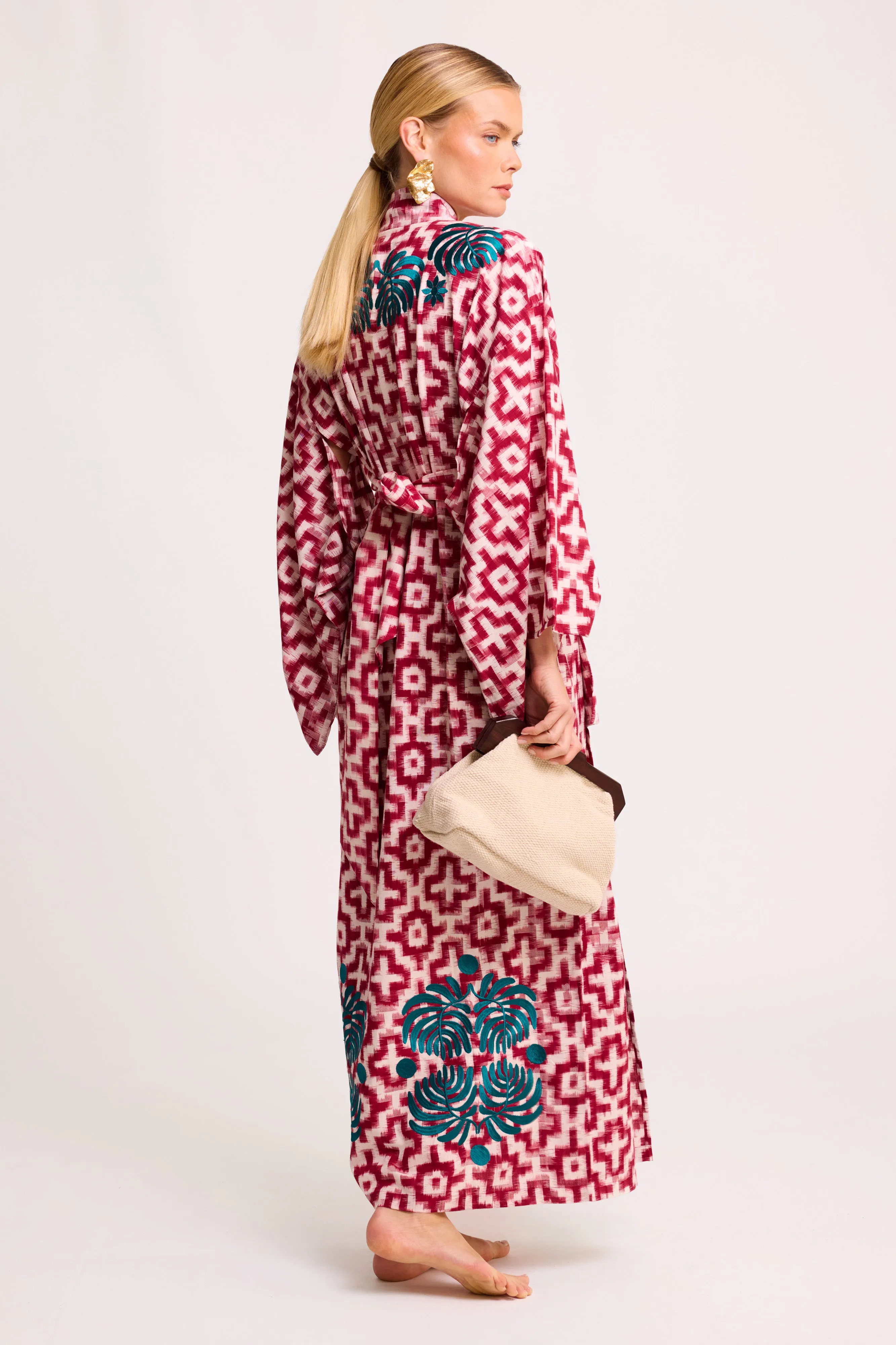 Rodoo Red Kimono