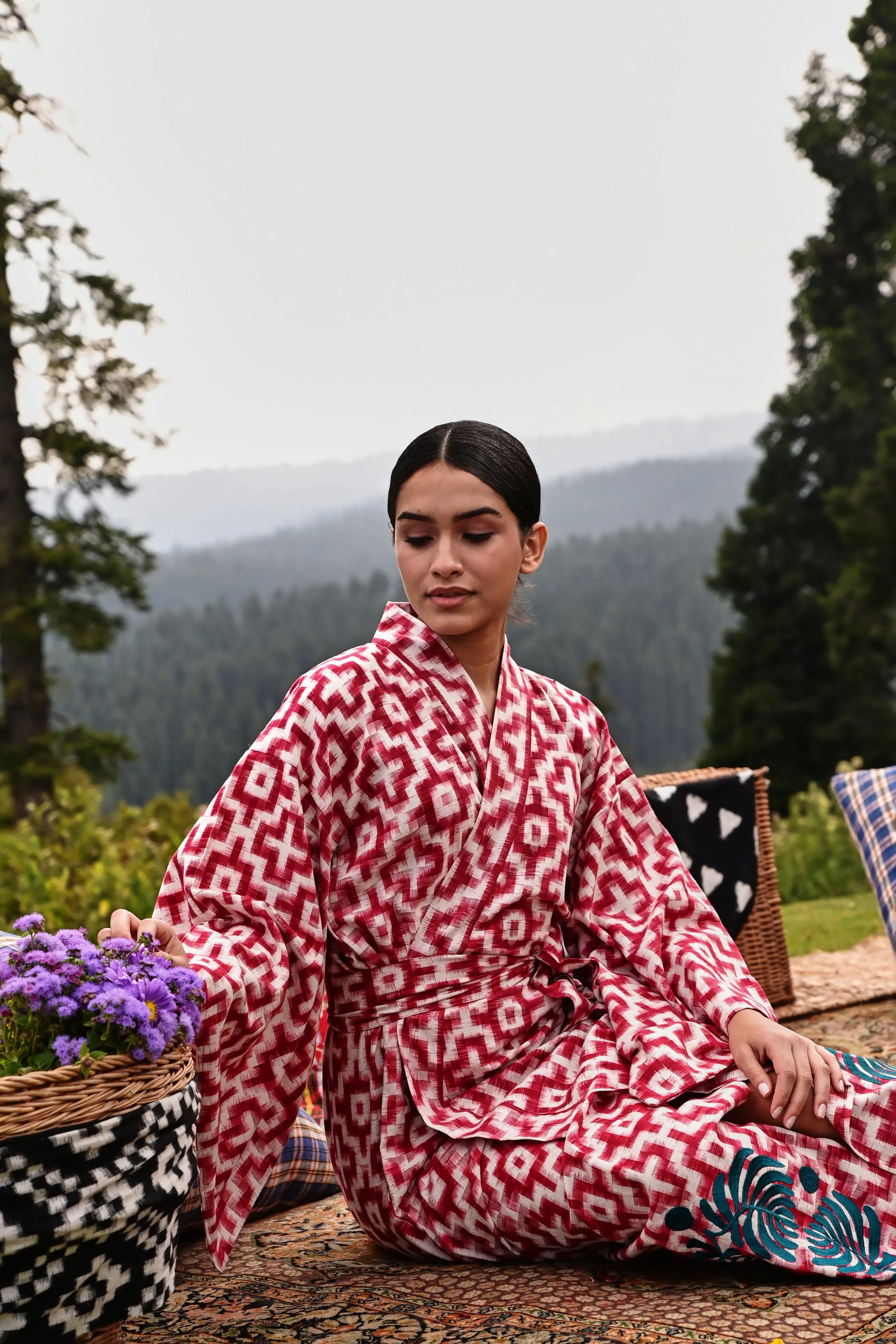 Rodoo Red Kimono