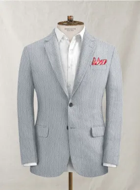 Scabal Nautica Blue Seersucker Jacket