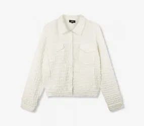Seer Sukker Jacket - Off-white