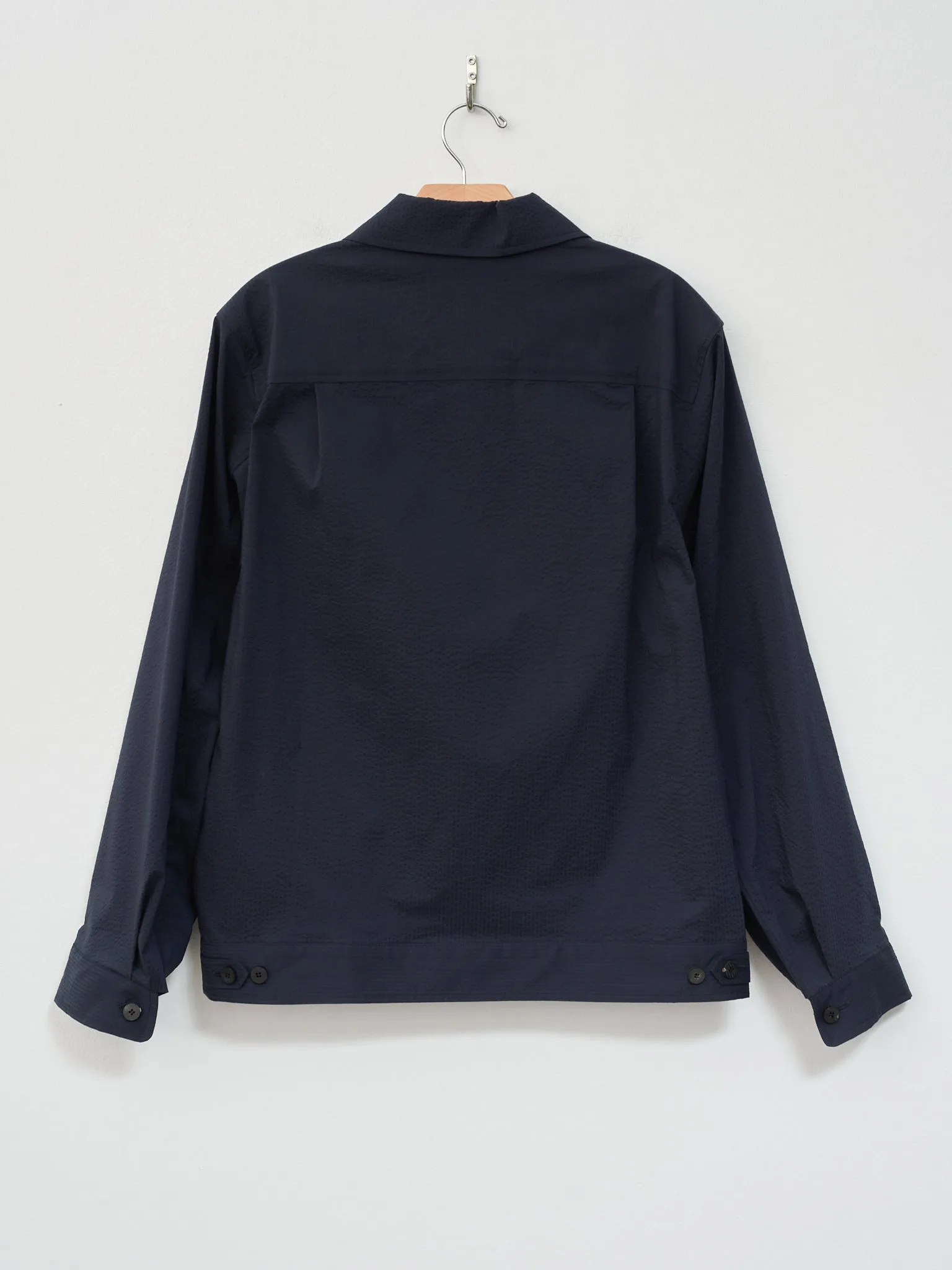 Seersucker Easy Jacket - Dark Navy