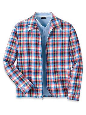 Seersucker Shirt Jacket - Multi