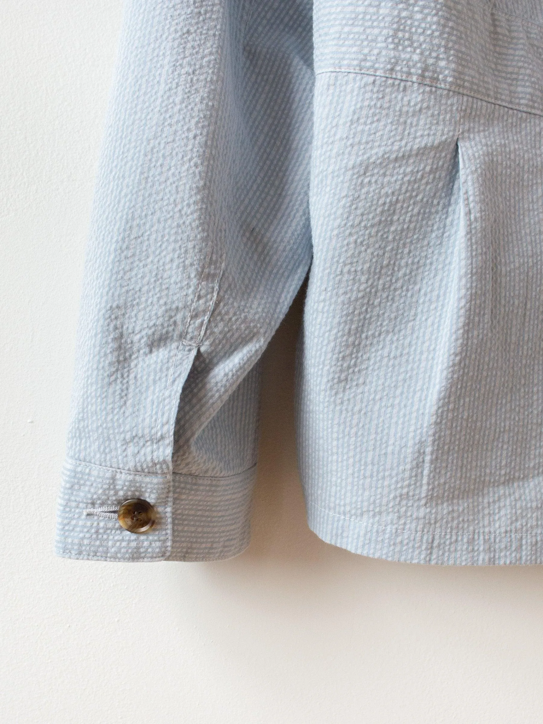 Seersucker Work Jacket - Sax