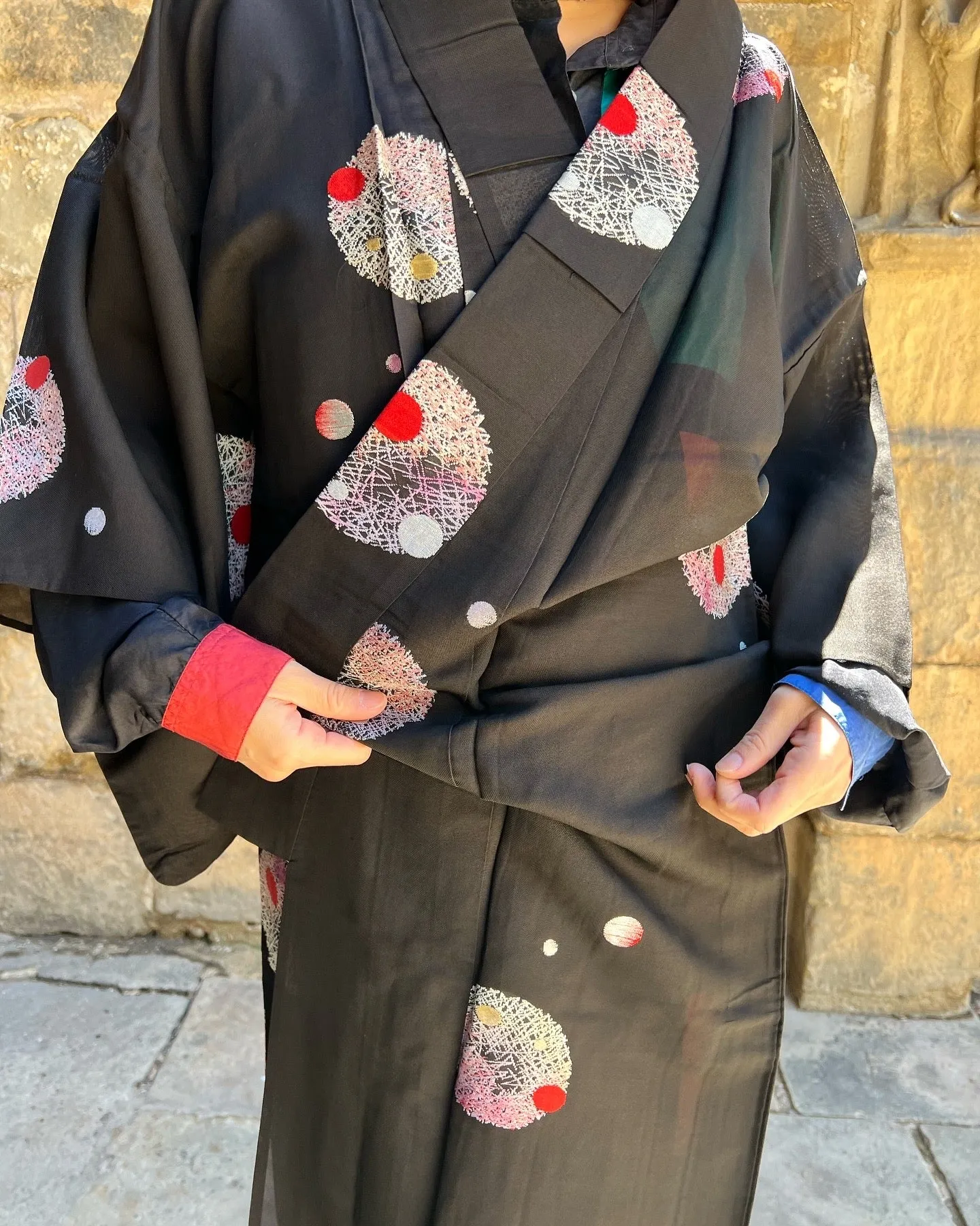 SHEER KIMONO・MIZUDAMA 水玉