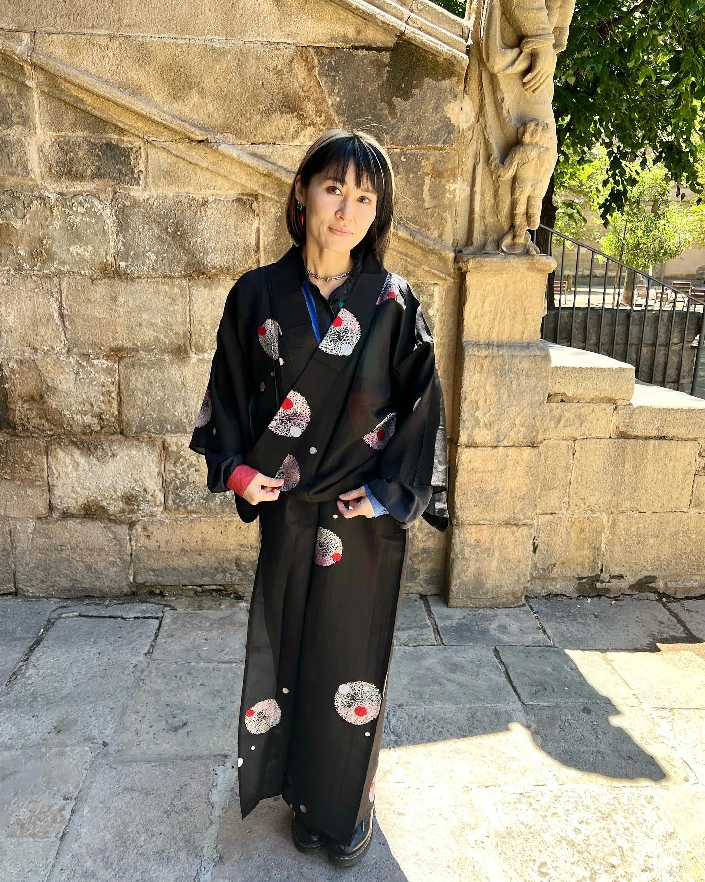 SHEER KIMONO・MIZUDAMA 水玉