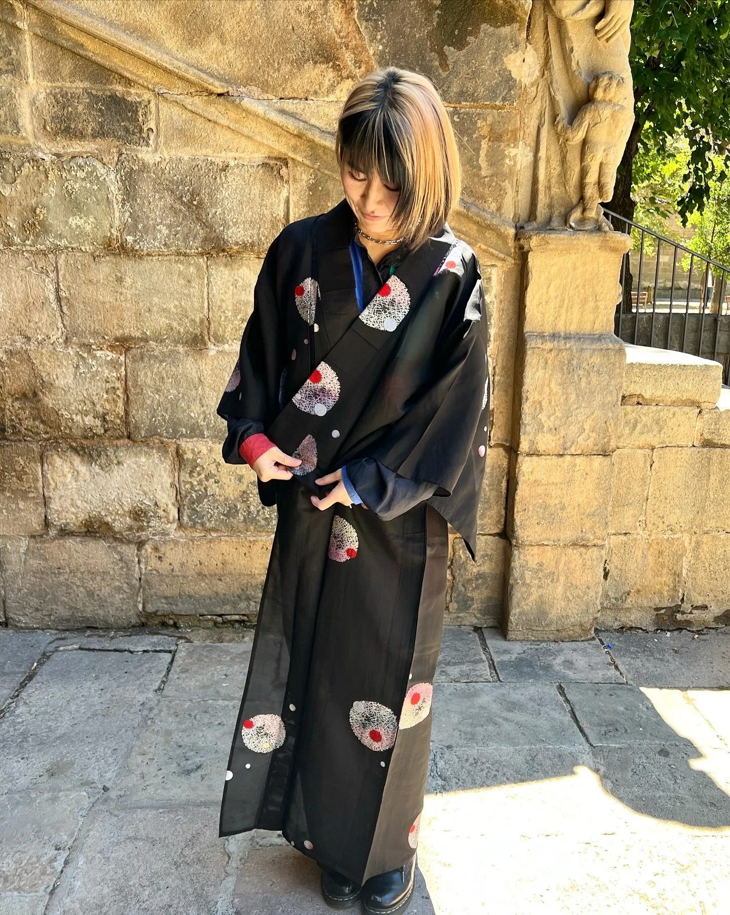 SHEER KIMONO・MIZUDAMA 水玉
