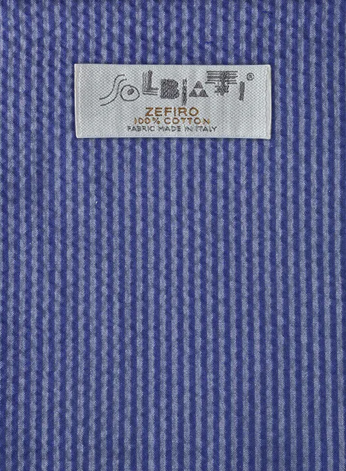 Solbiati Azure Blue Seersucker Suit