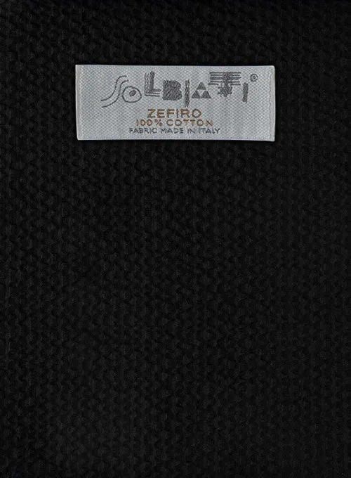 Solbiati Black Seersucker Suit