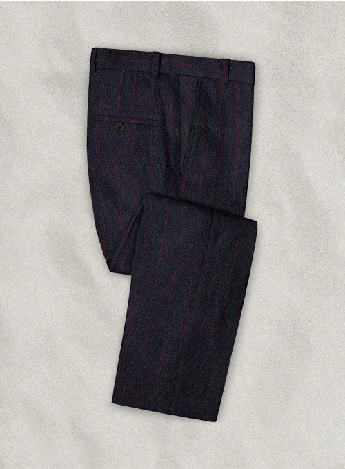 Solbiati Dark Blue Checks Seersucker Suit