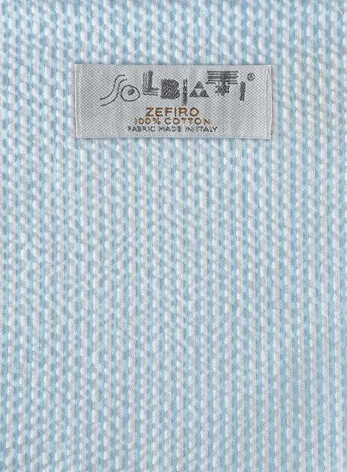 Solbiati Sky Blue Seersucker Jacket
