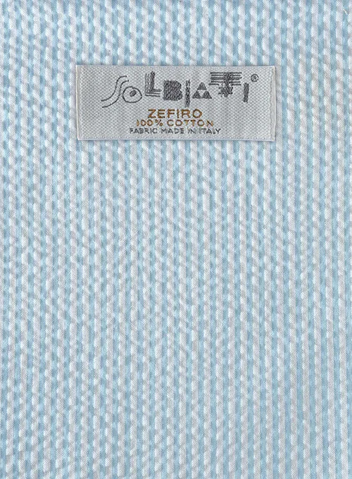 Solbiati Sky Blue Seersucker Suit