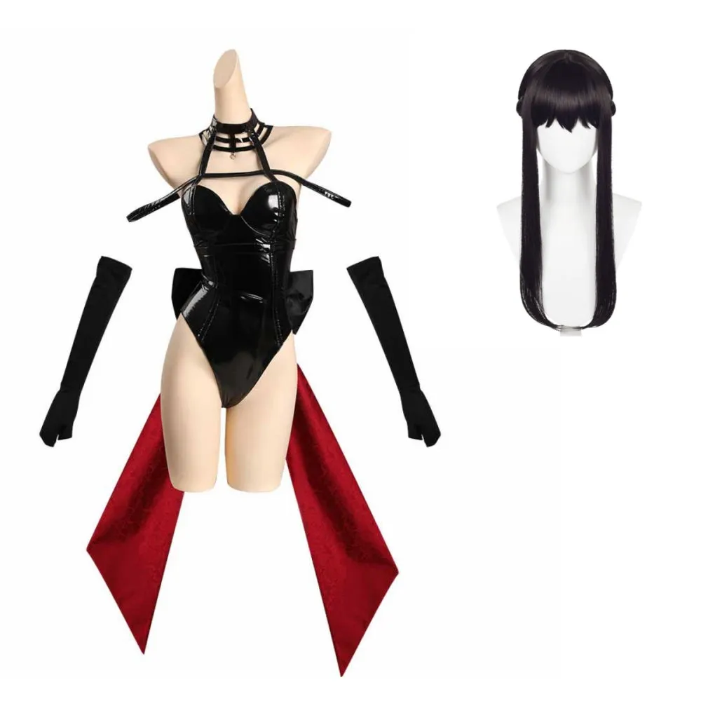 SPY FAMILY Yor Forger Cosplay Costume Bunny Girl Jumpsuit Outfits