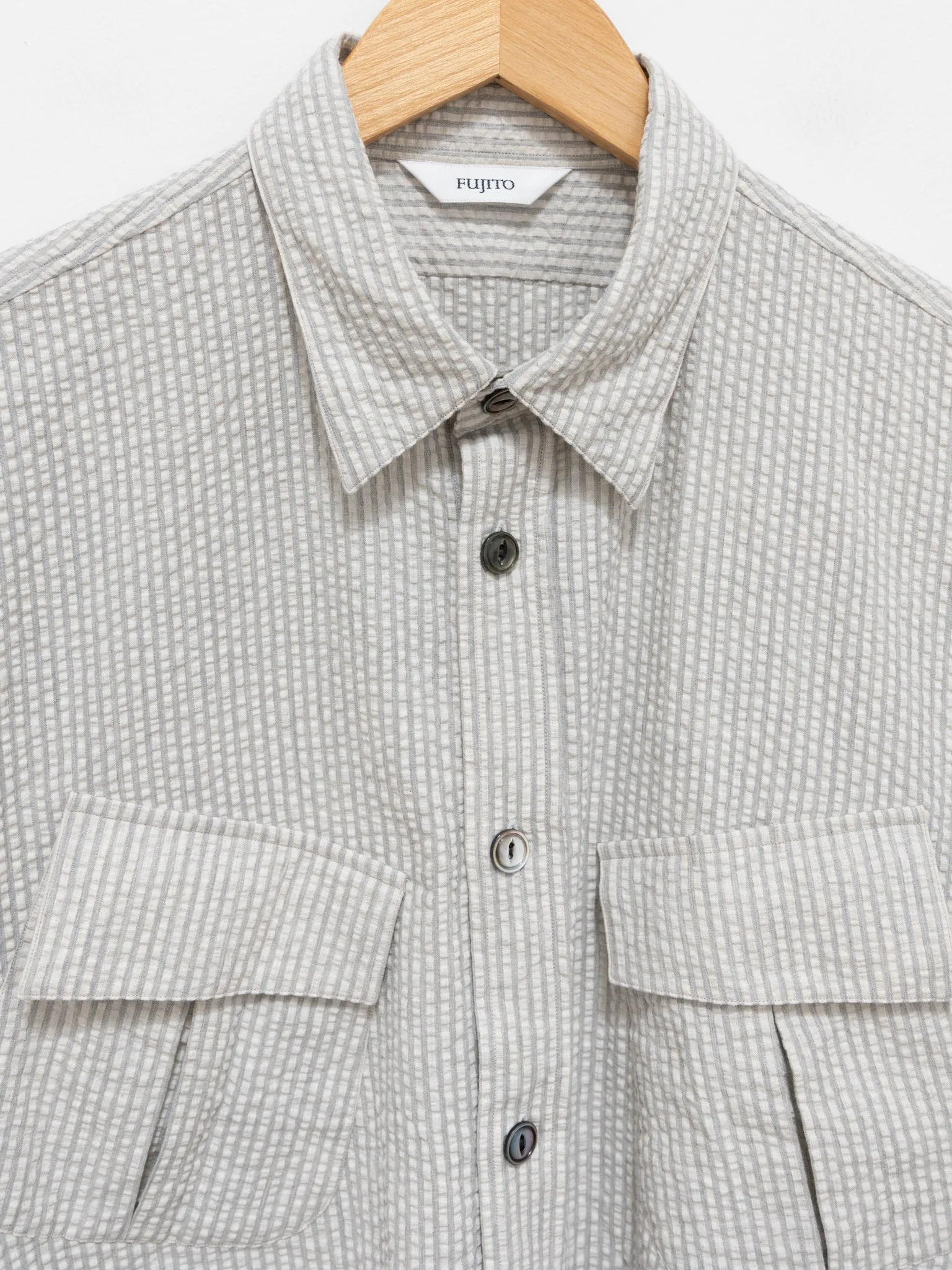 S/S Fatigue Shirt - Natural Stripe