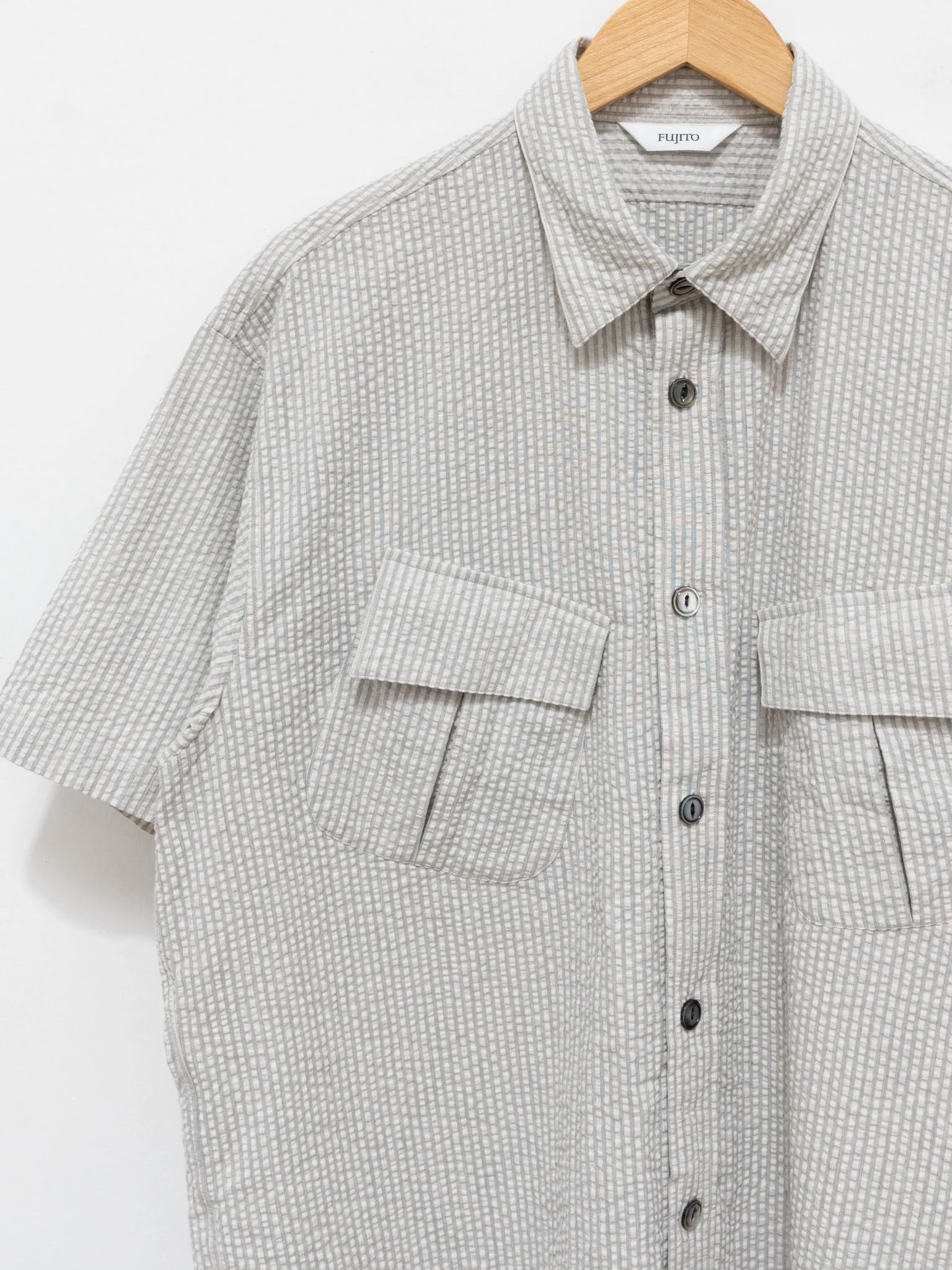 S/S Fatigue Shirt - Natural Stripe
