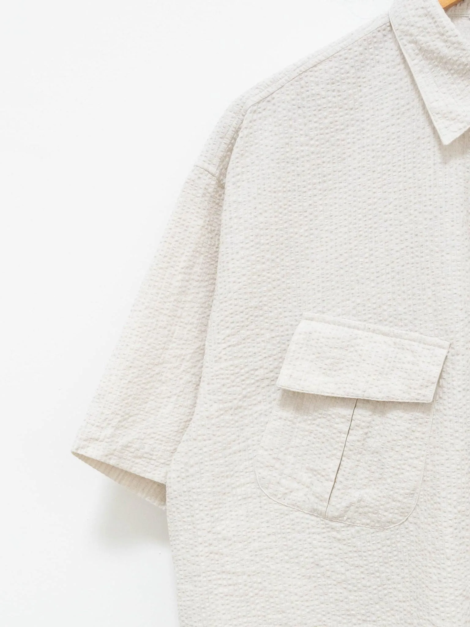 S/S Fatigue Shirt - Natural