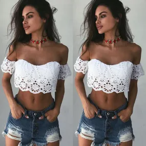 Summer Bare Shoulder's Top