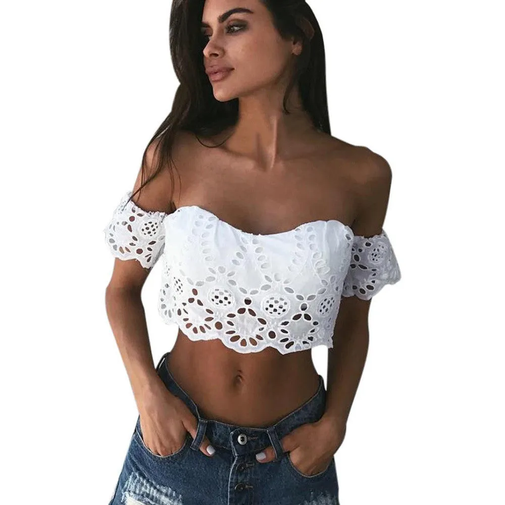 Summer Bare Shoulder's Top