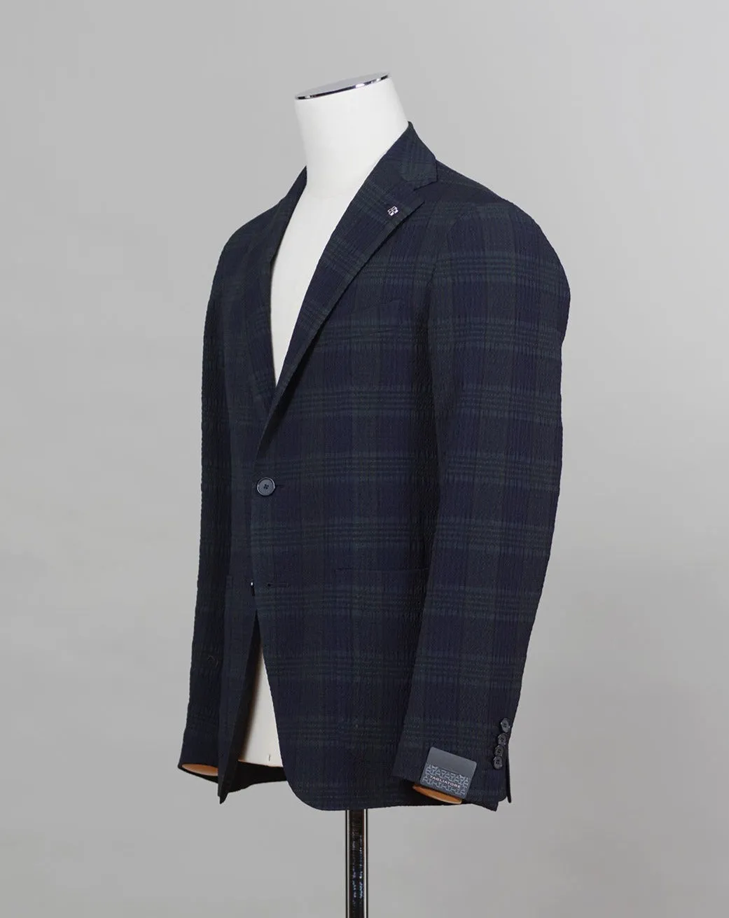 Tagliatore Black Watch Seersucker Jacket