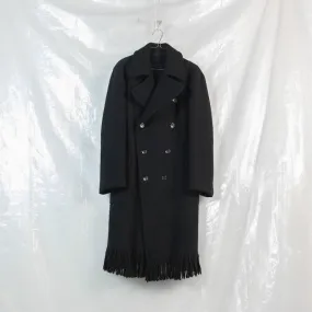 tassle hem coat