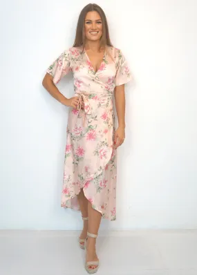 The Maxi Wrap Dress - Perfect Pinks