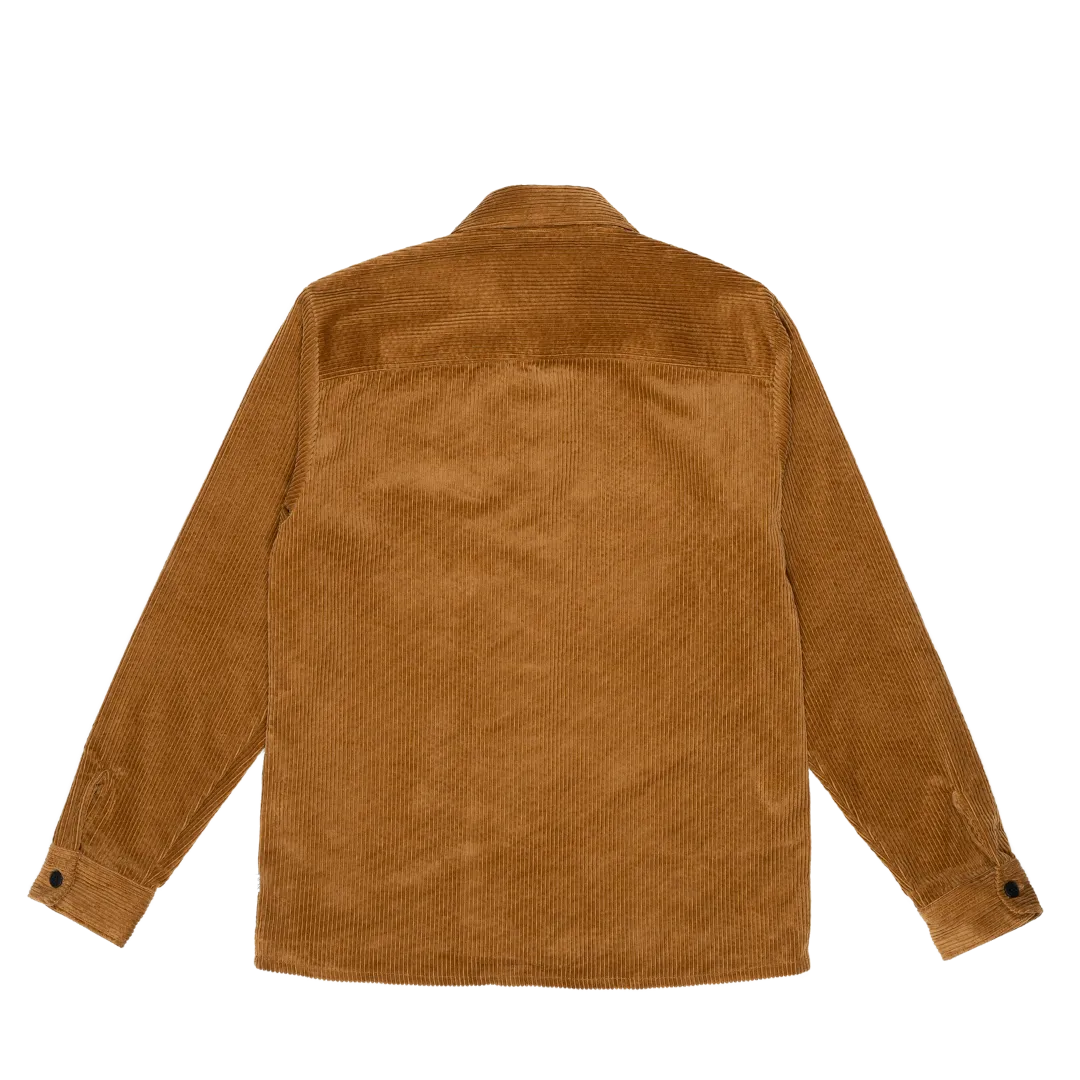Wax London : Whiting Overshirt in Jumbo Cord