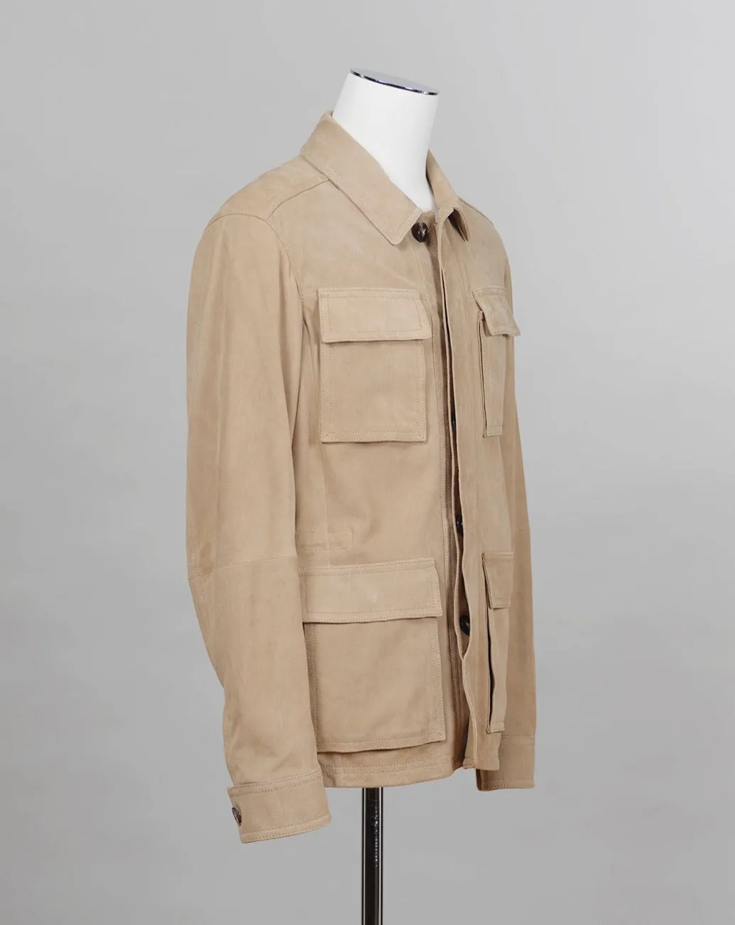 Werner Christ Suede Field Jacket - Beige