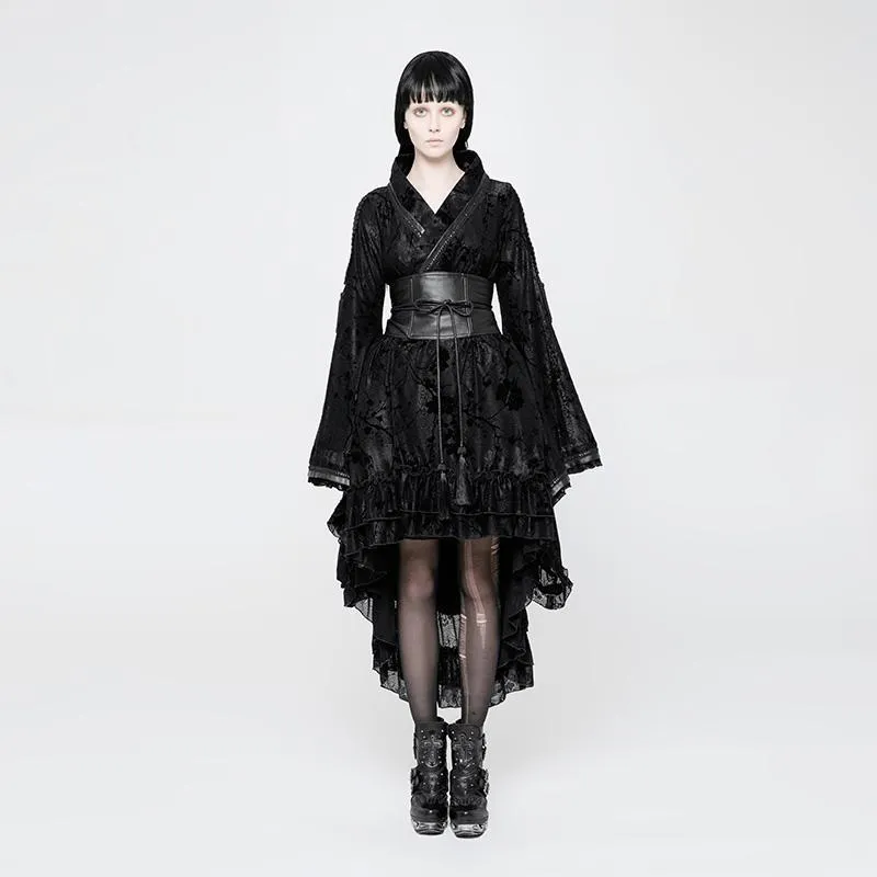 Women's Goth Kimono Dress
