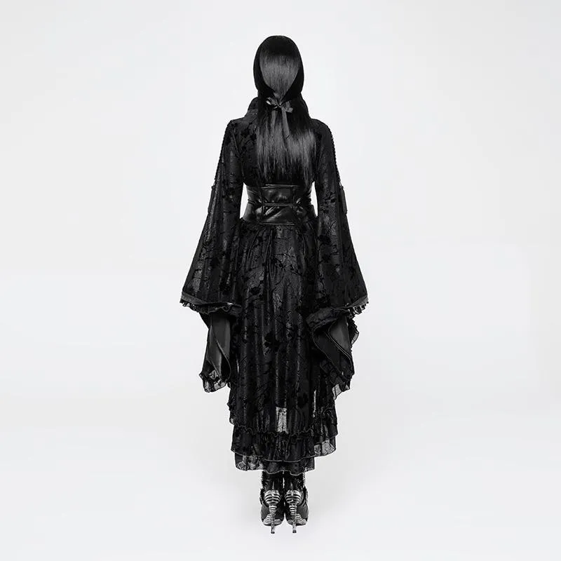 Women's Goth Kimono Dress